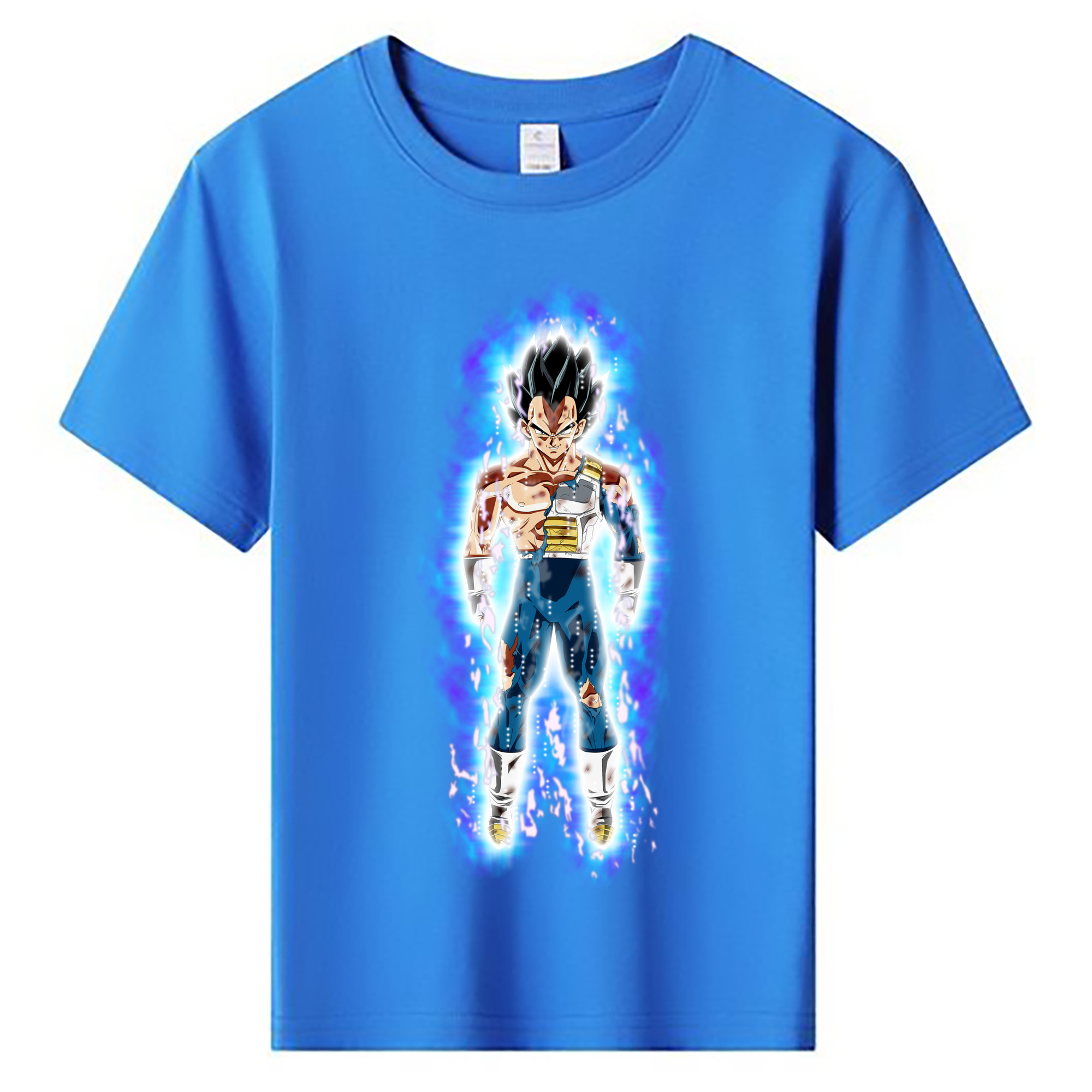 （画像用） ドラゴンボール ベジータ四世（Bejīta Yonsei）DRAGON BALL Vegeta IV 綿100％キッズTシャツ（フロントプリント）